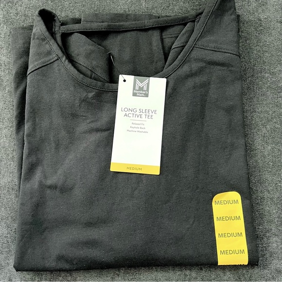 NWT Member's Mark Women's Long Sleeve Active Tee - Picture 9 of 10